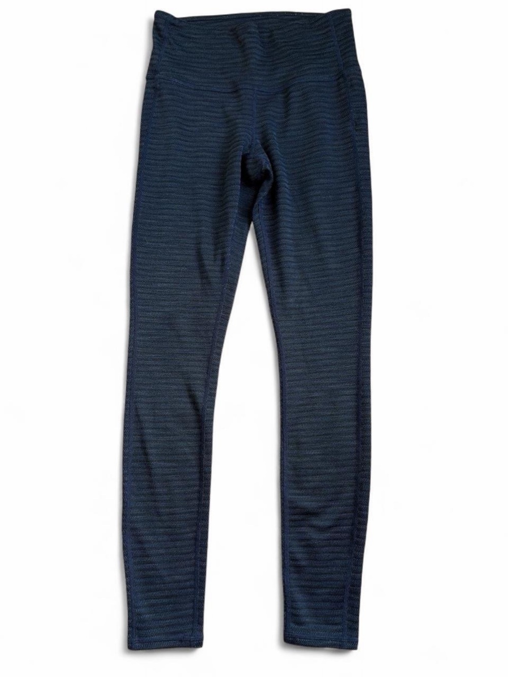 Athleta Women’s Navy Blue and Black Knit Leggings
